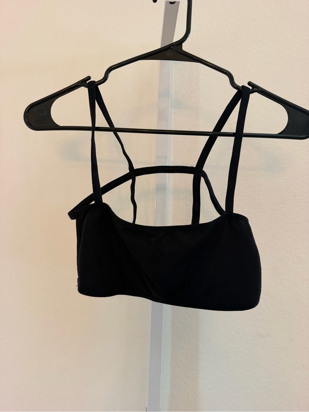Free People Black Multi-Strap Crop Bralette